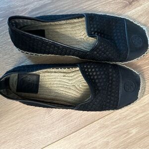 Black Tory Burch espadrilles